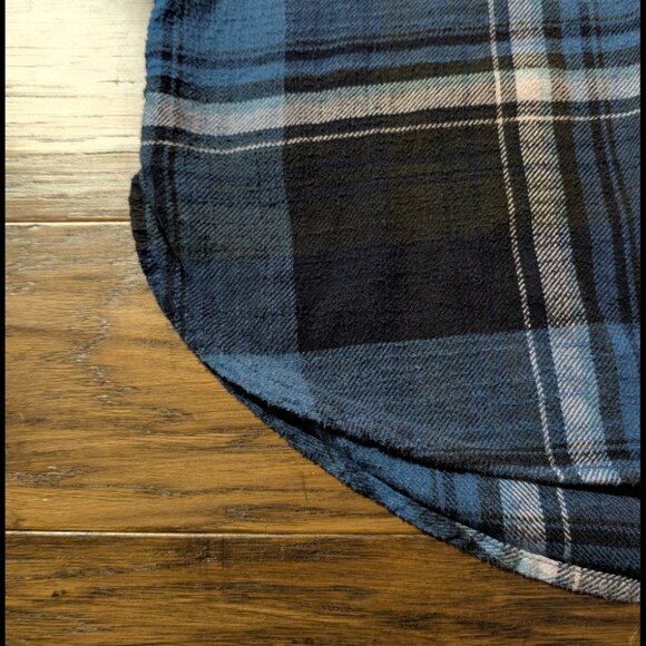 American Eagle Ahh-mazingly soft plaid shirt blue size small - Picture 11 of 16